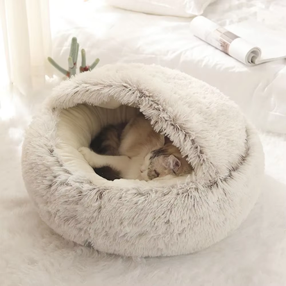 Soft Warm Long Plush Pet Bed