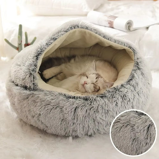 Soft Warm Long Plush Pet Bed