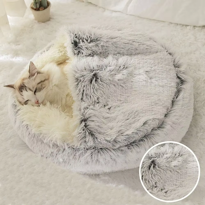 Soft Warm Long Plush Pet Bed